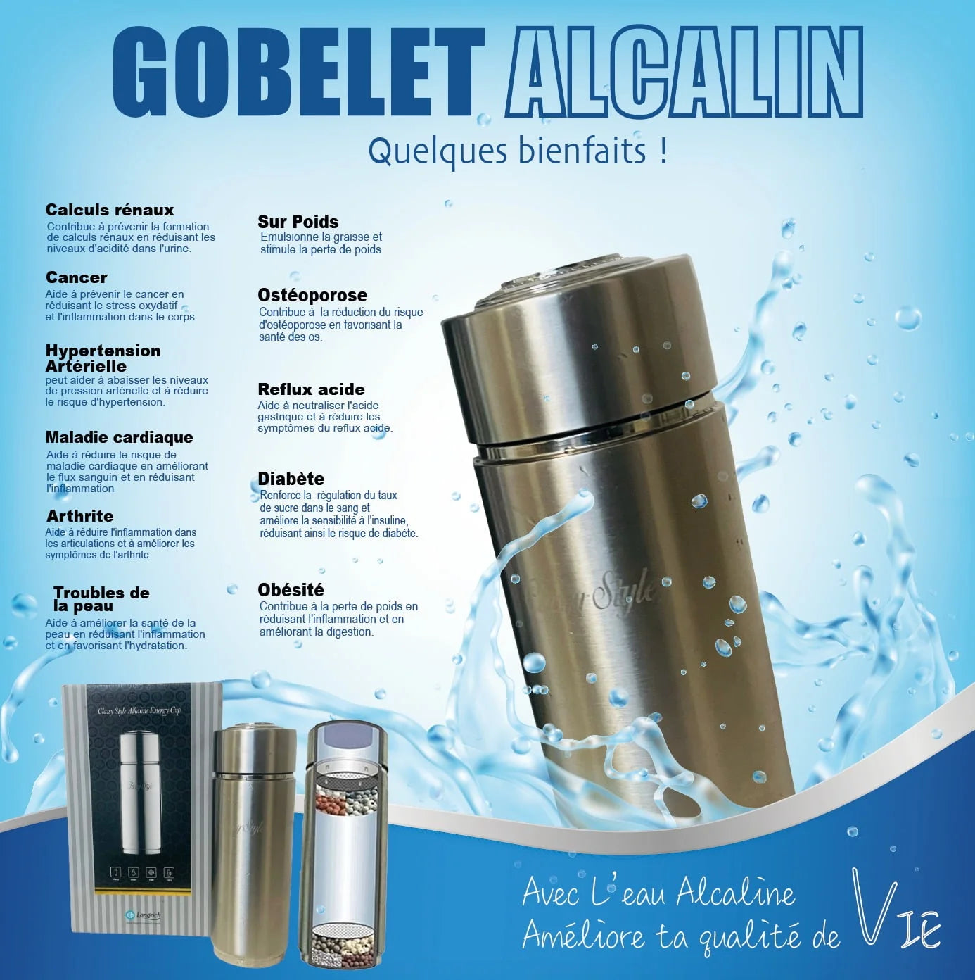 GOBELET ALCALIN LONGRICH